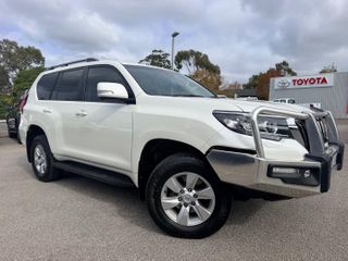 2018  Toyota Landcruiser Prado GXL SUV (Crystal Pearl) Used Car Thumbnail