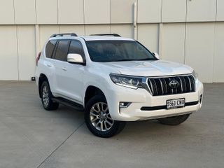 2021  Toyota Landcruiser Prado GXL SUV (Glacier White) Used Car Thumbnail