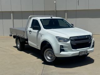2022  Isuzu D-MAX SX High Ride Cab Chassis (Mineral White) Used Car Thumbnail
