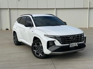2023  Hyundai Tucson Elite N Line SUV (White Cream) Used Car Thumbnail